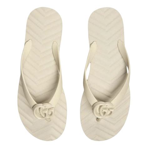 gucci flip flops flowers|gucci marmont flip flops.